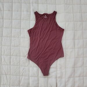 Sleeveless Marsala Bodysuit